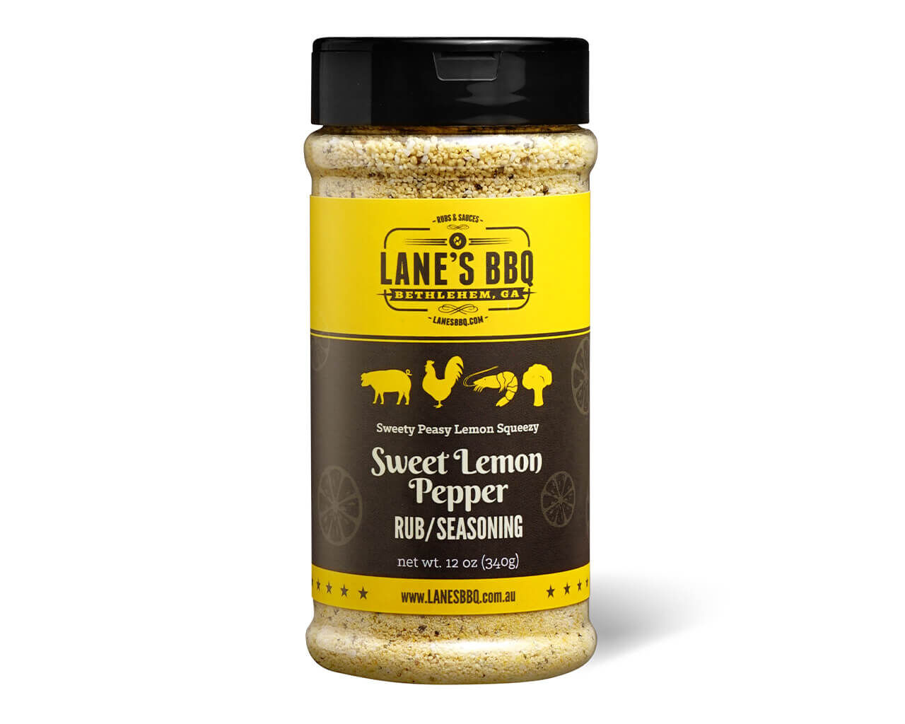 Lanes BBQ - Sweet Lemon Pepper BBQ Rub