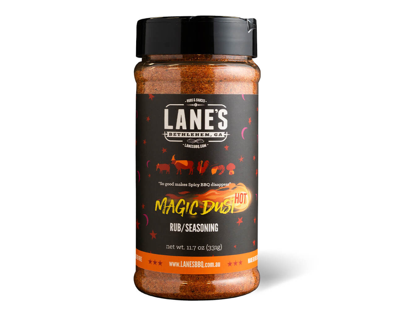 Lanes BBQ - Magic Dust Hot BBQ Rub