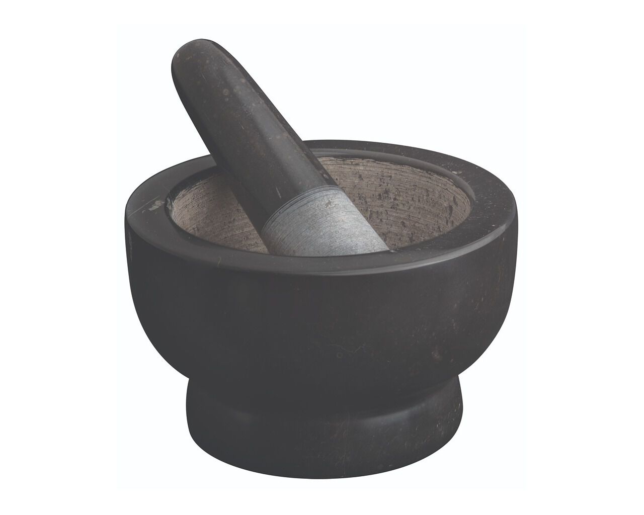 Avanti Marble Footed Mortar And Pestle - Black