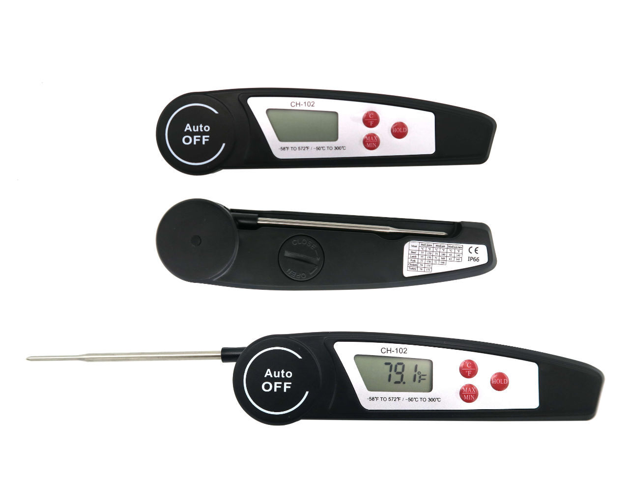 Maverick Lw-377 Rectangle Grill Thermometer