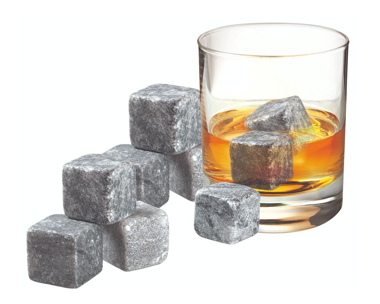 Avanti Whisky Rocks Set 9 Piece Set With Velvet Pouch And Box - Soapstone, , hi-res image number null