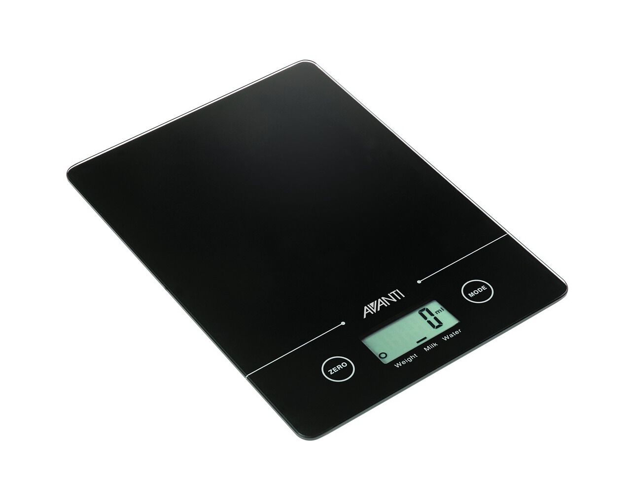 Avanti Compact Digital Kitchen Scale - Black