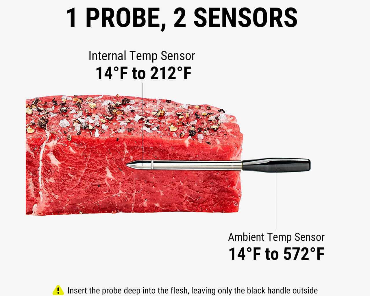 ThermoPro TempSpike Plus TP970W Wireless Meat Thermometer, , hi-res