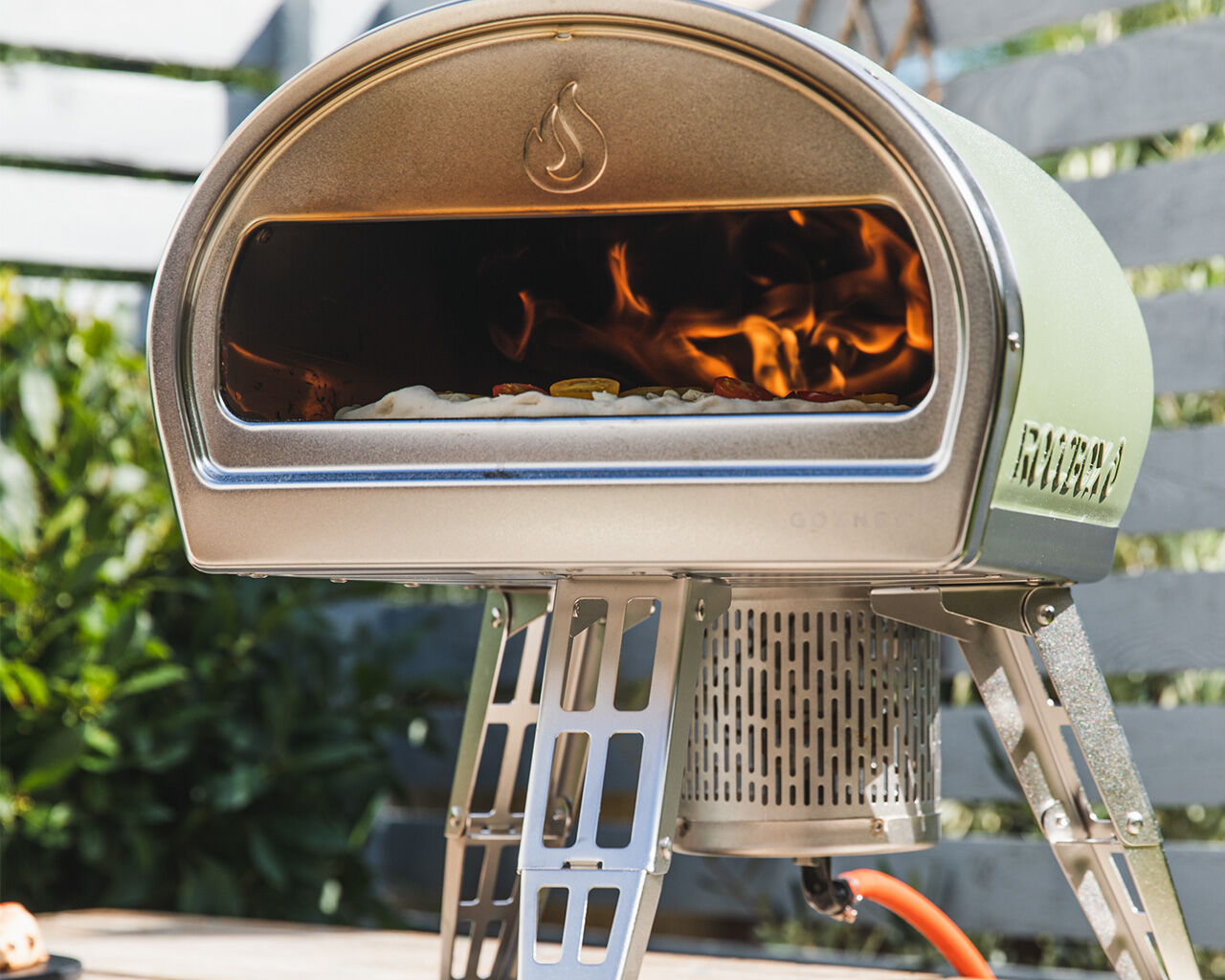 Buy Gozney Roccbox Portable Pizza Oven - Olive at Barbeques Galore.