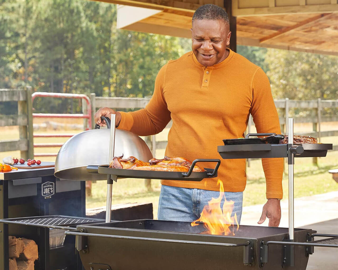 Oklahoma Joe's Firecraft Series Barrel BBQ, , hi-res