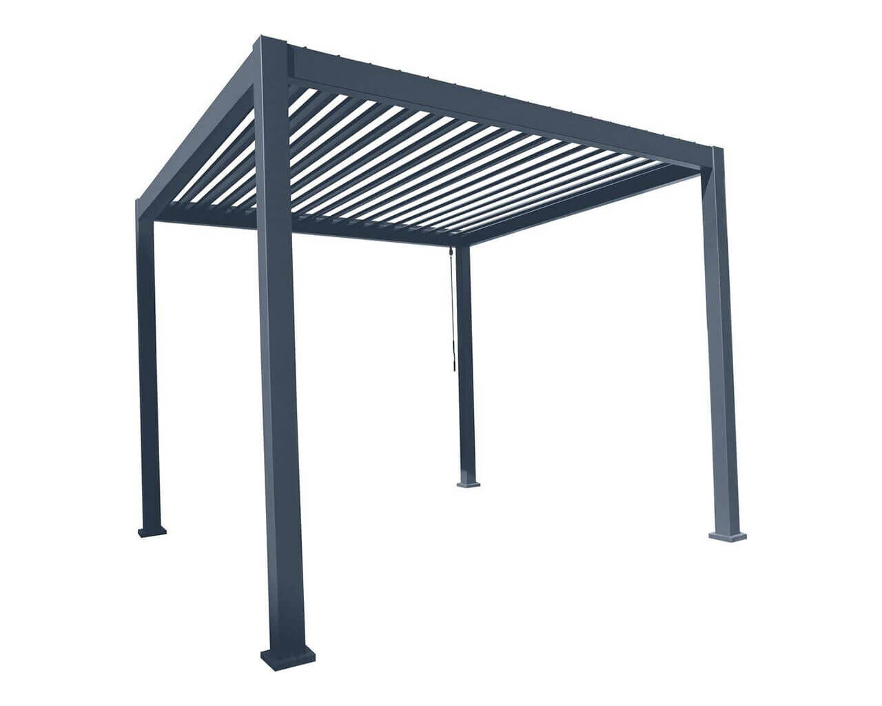 Coolaroo Fairhaven Semi-Permanent Louvred Gazebo - 3 x 3.6m