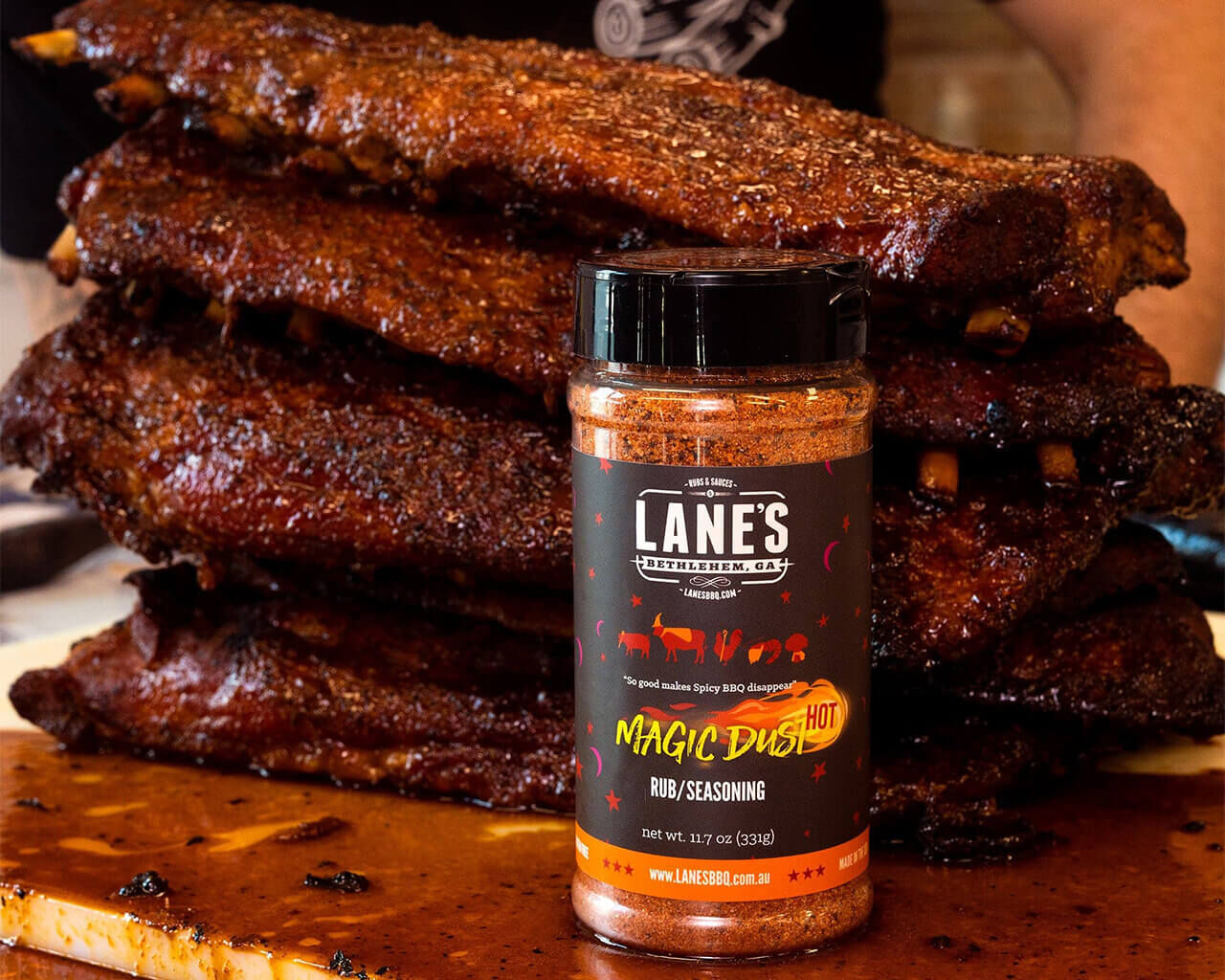 Lanes BBQ - Magic Dust Hot BBQ Rub, , hi-res