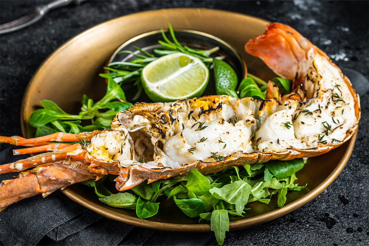 Lobster with Lime & Herbs