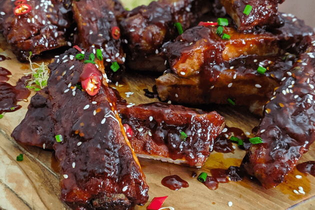 Asian Inspired Rotisserie Spare Ribs