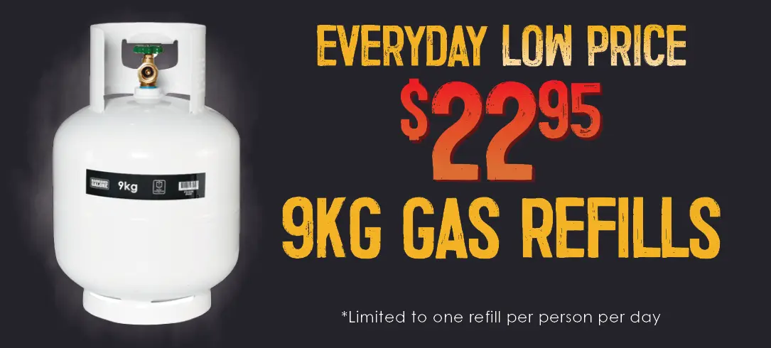 $22.95 9kg Gas Refill