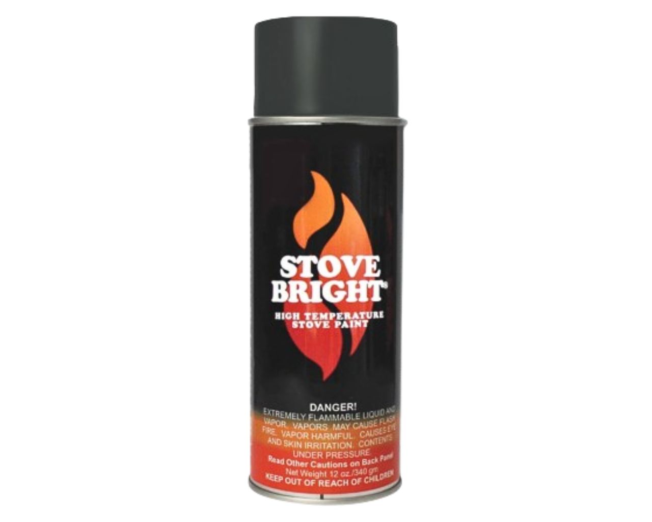 Stove Bright High-Temperature Paint - 6309 Metallic Black, , hi-res image number null