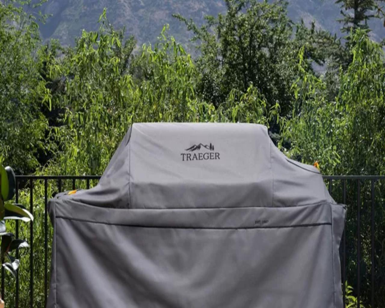 Traeger Ironwood XL Full Length BBQ Cover, , hi-res image number null