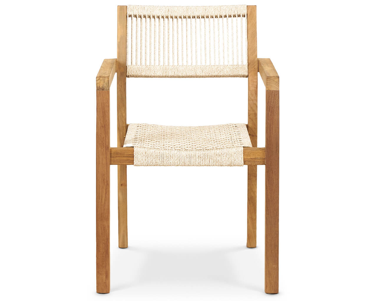 Kursi Teak & Rope Dining Chair, , hi-res image number null