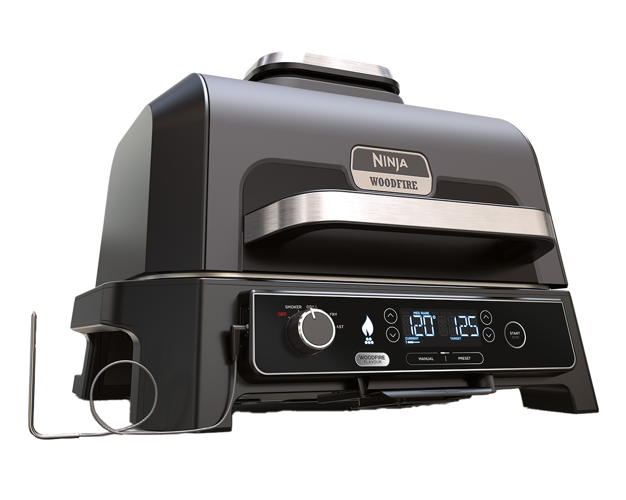 Ninja Woodfire Pro XL Outdoor Electric BBQ Grill & Smoker, , hi-res image number null