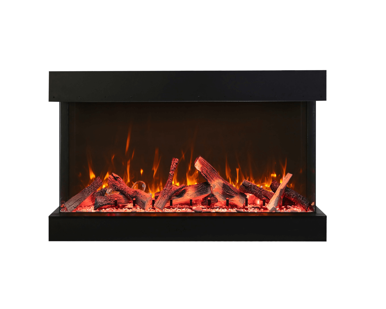 Amantii Smart 40" unit - 14 1/4" in depth 3 sided glass fireplace, , hi-res image number null