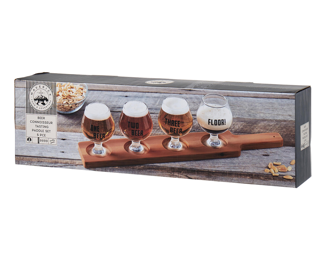 Maverick Beer Tasting 5 Piece Paddle Set, , hi-res image number null