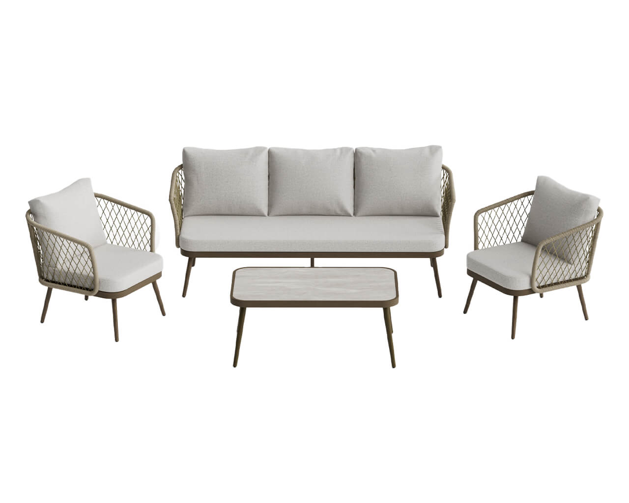 Coogee 4 Piece Lounge Setting, , hi-res image number null