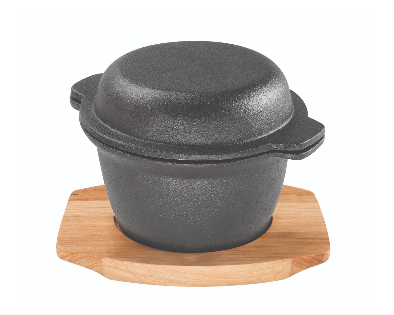 Pyrolux PYROCAST 11.8cm Garlic Pot with Maple Tray, , hi-res image number null