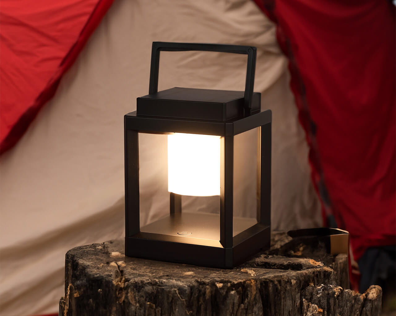 LumiFX Solar Cube Lantern, , hi-res image number null