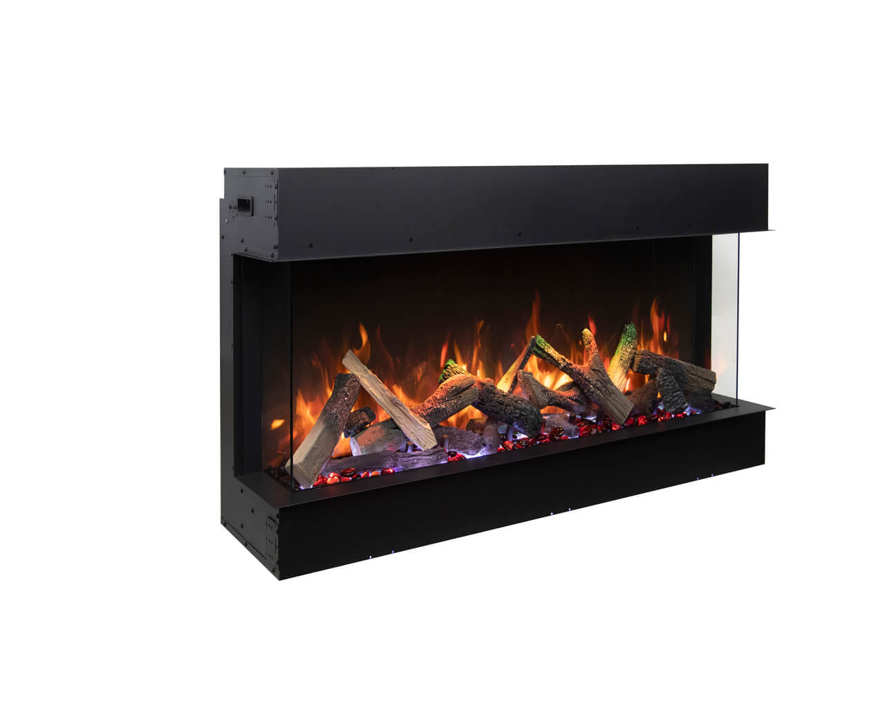 Amantii Smart 40" 3 sided glass electric fireplace Built-in only, , hi-res image number null