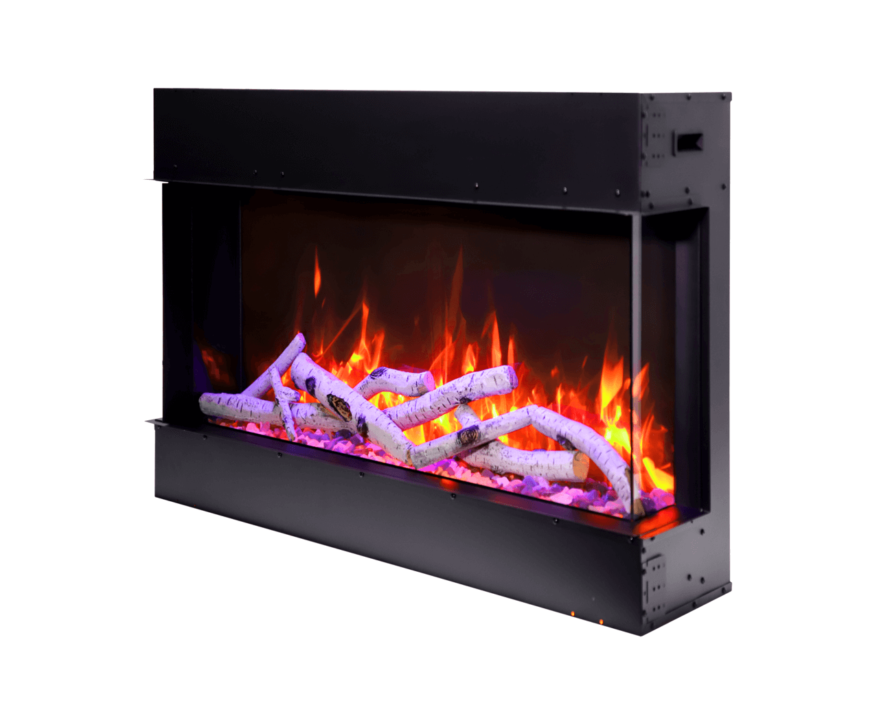 Amantii Smart 30" unit – 10 5/8" in depth 3 sided glass fireplace, , hi-res image number null