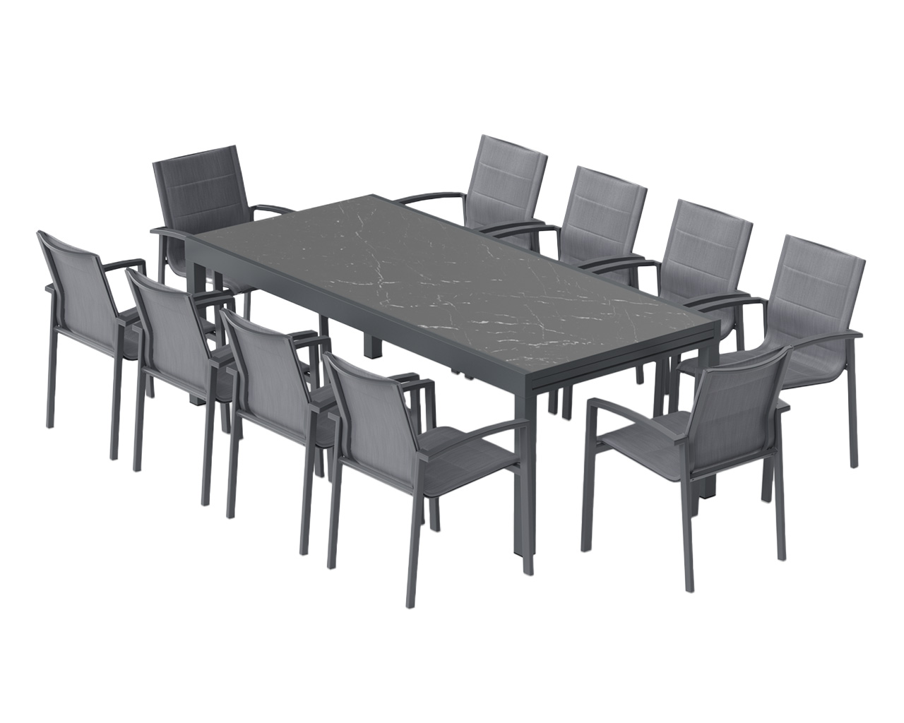 Boston-Sinta 11 Piece Extension Dining Setting, , hi-res image number null