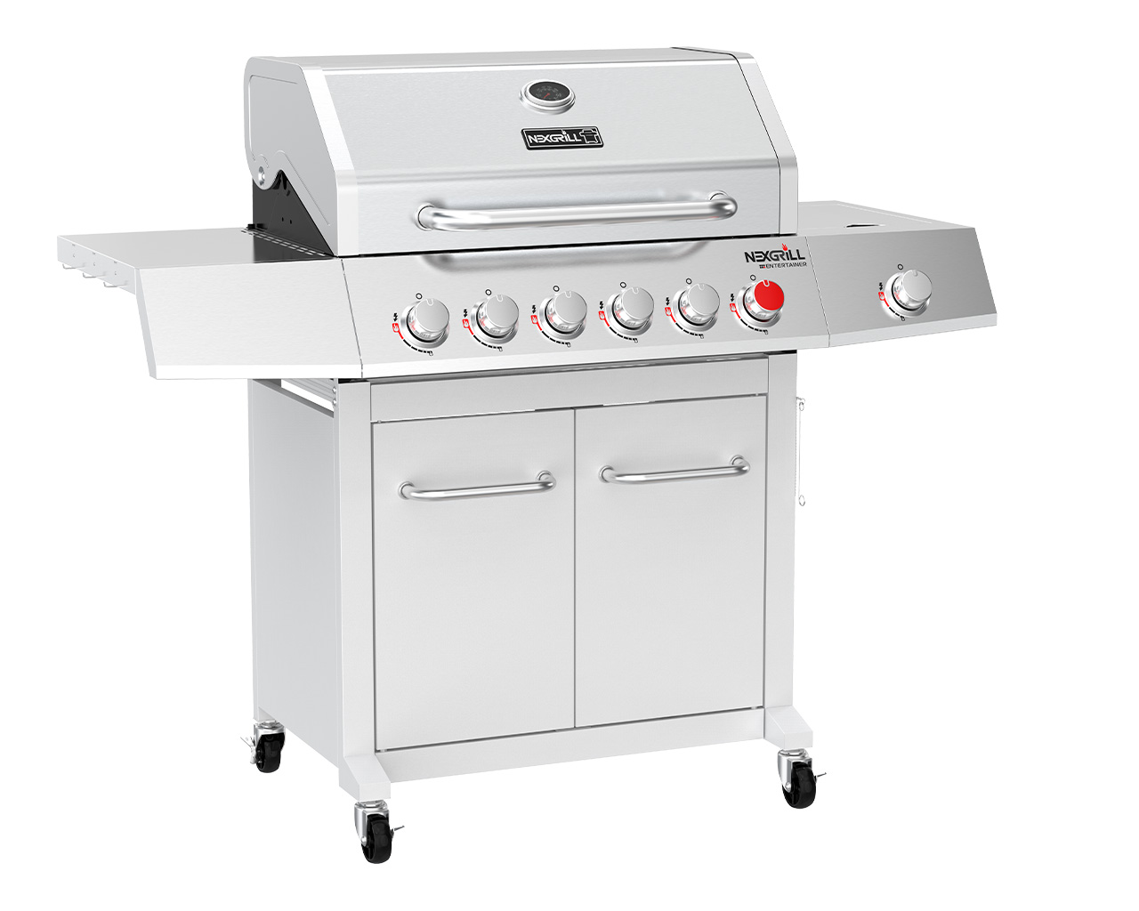 Nexgrill Entertainer 6 Burner BBQ with Sear Zone and Side Burner, , hi-res image number null