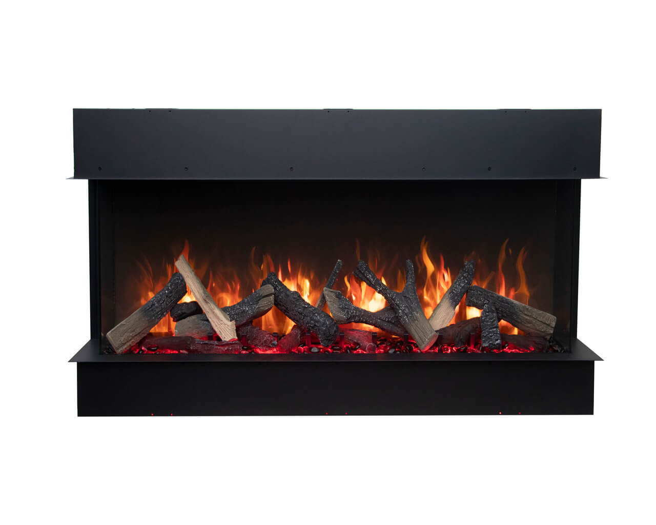 Amantii Smart 60" 3 sided glass electric fireplace Built-in only, , hi-res image number null