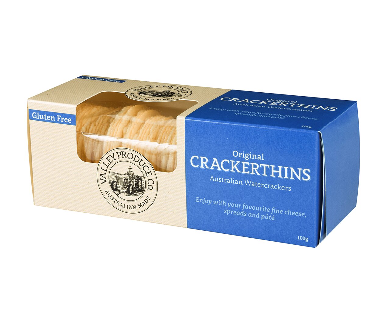 Valley Produce Company Crackerthins Gluten Free 100g, , hi-res image number null