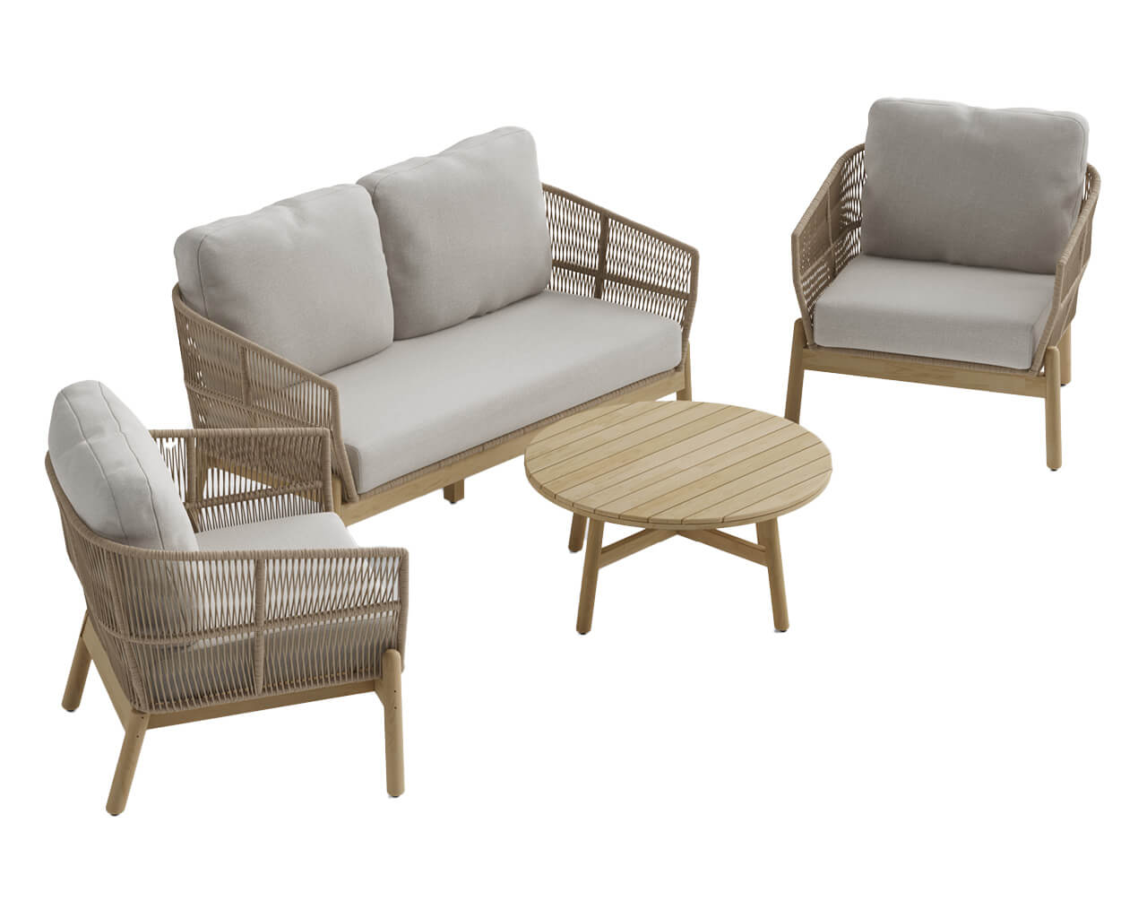 Lanai 4 Piece Lounge Setting, , hi-res image number null