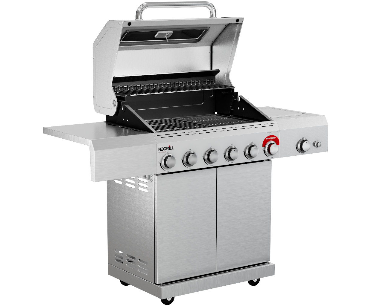 Nexgrill Cucina 6 Burner BBQ with Sear Zone and Side Burner, , hi-res image number null
