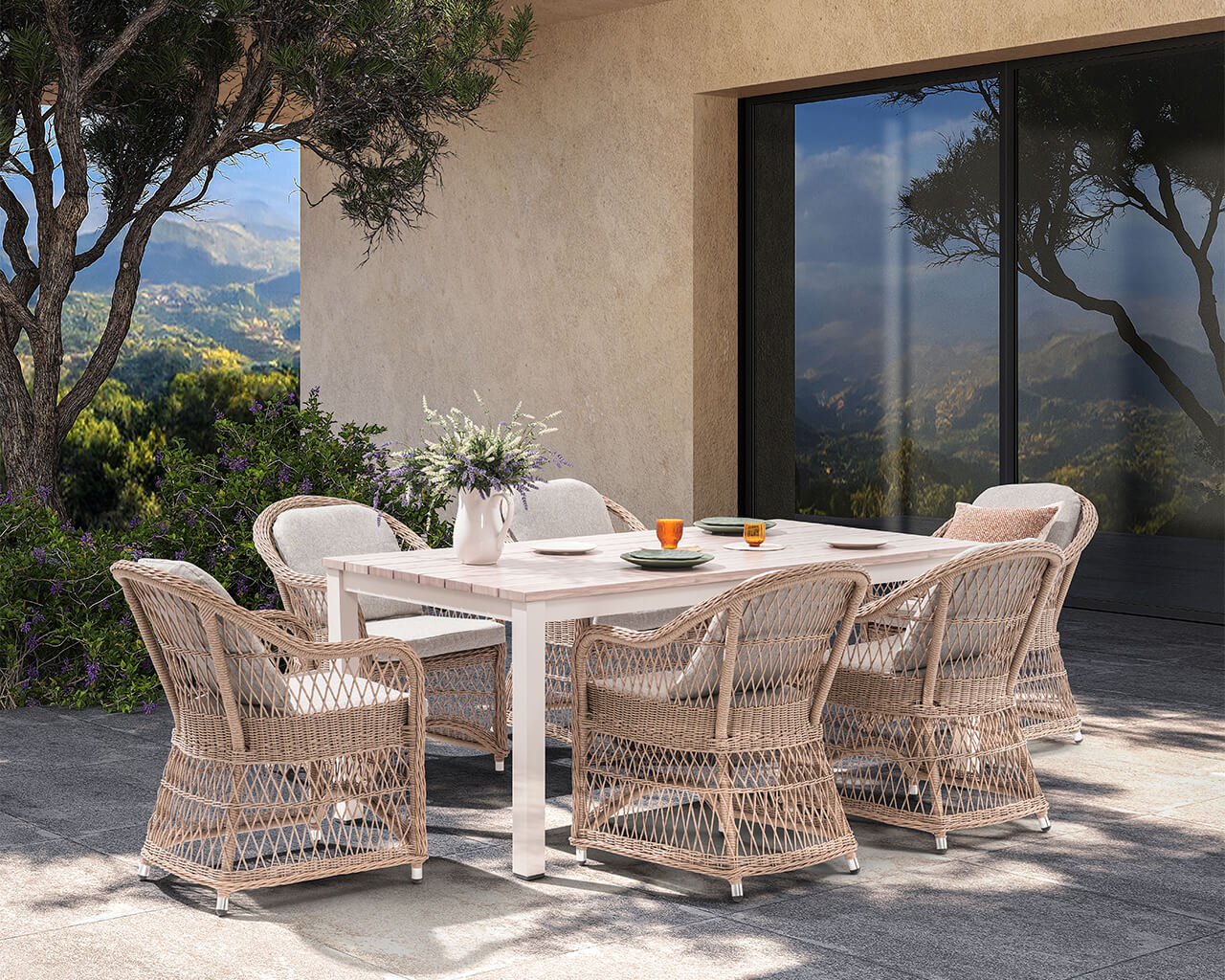 Kalbarri 7 Piece Dining Setting, , hi-res image number null