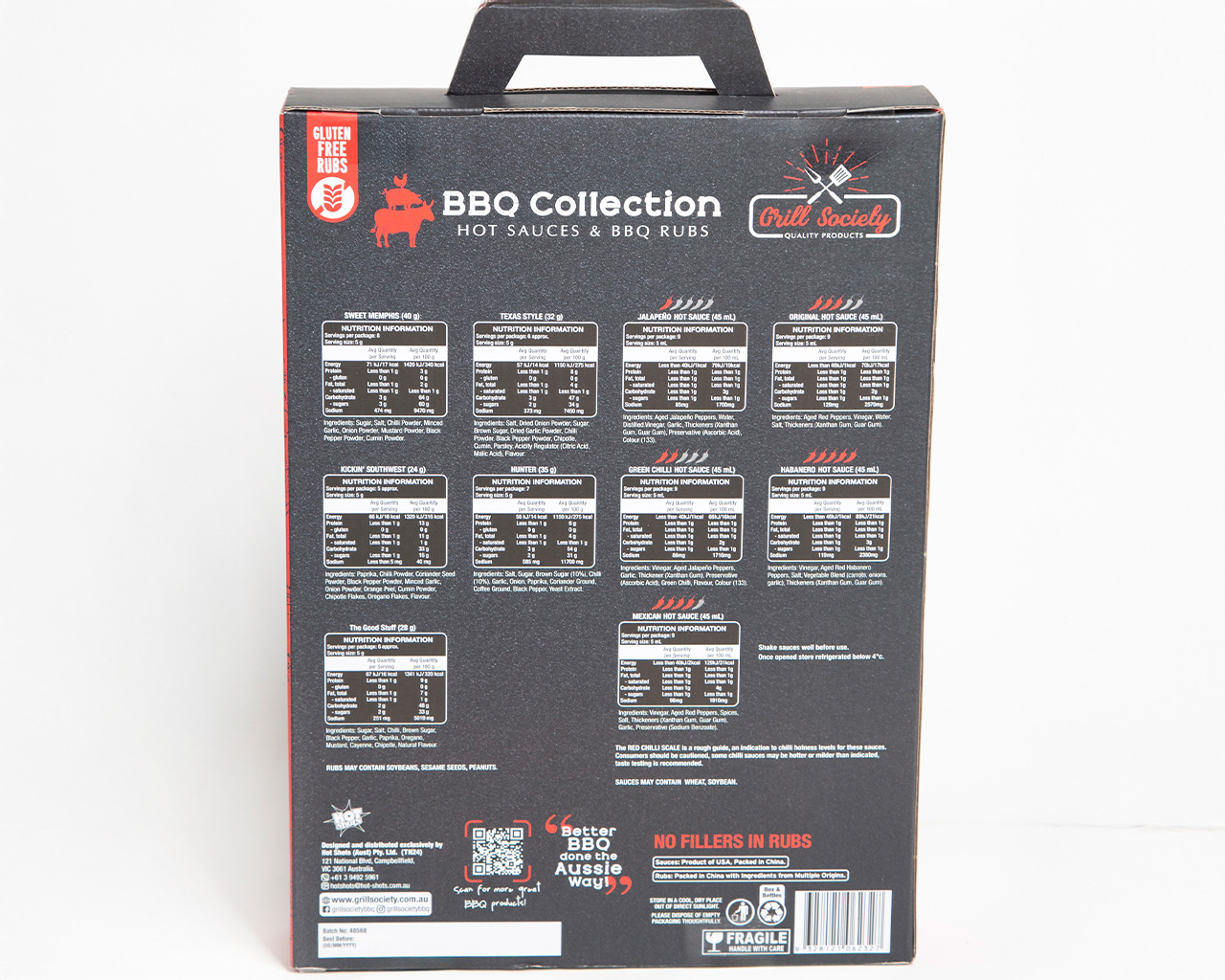 Grill Society 10 Piece BBQ Hot Sauces & BBQ Rubs Collection, , hi-res image number null