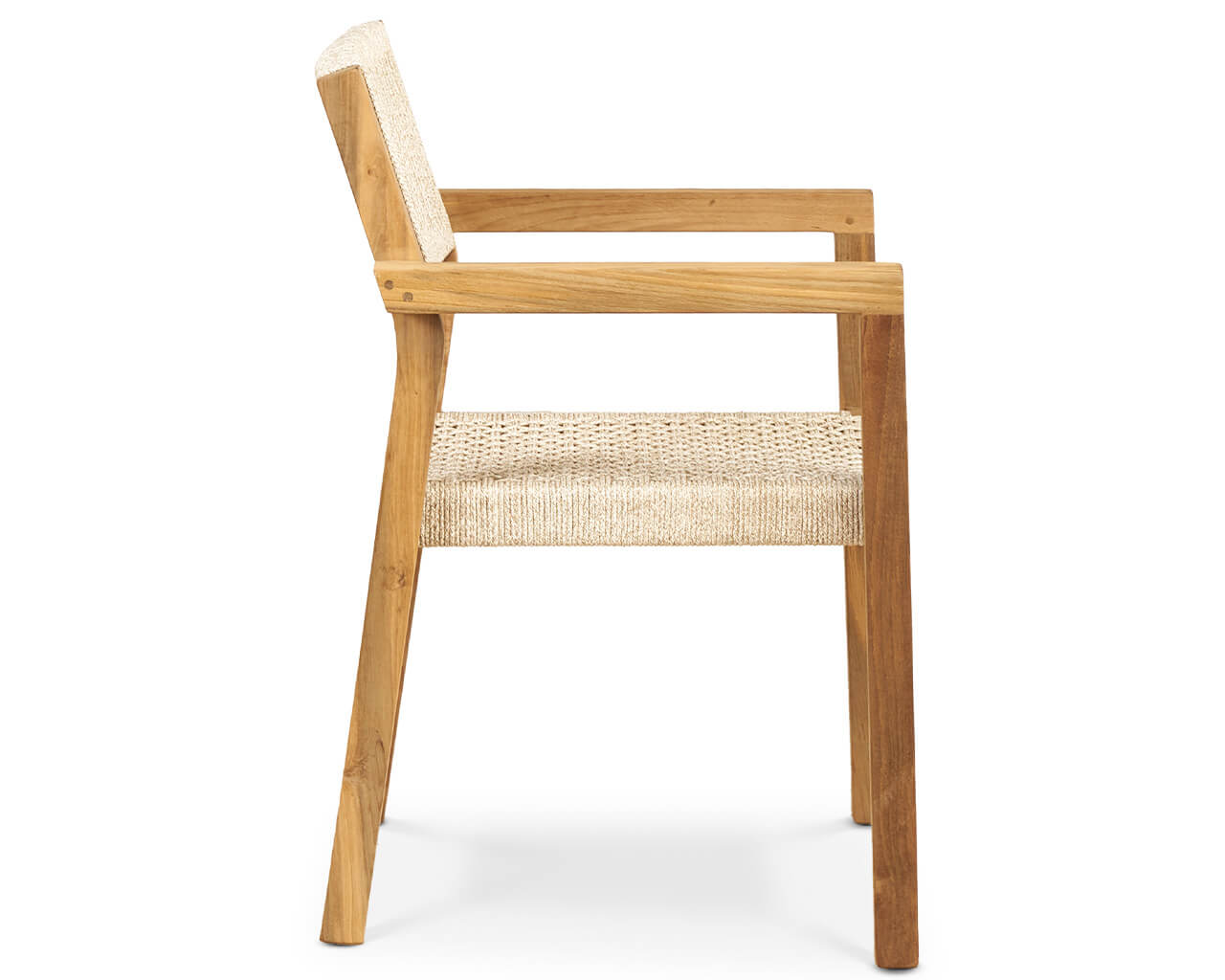 Kursi Teak & Rope Dining Chair, , hi-res image number null