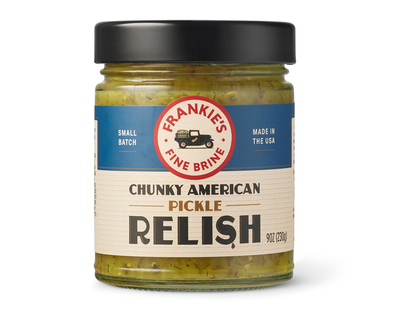 Frankie's Fine Brine Chunky American Pickle Relish 230g, , hi-res image number null