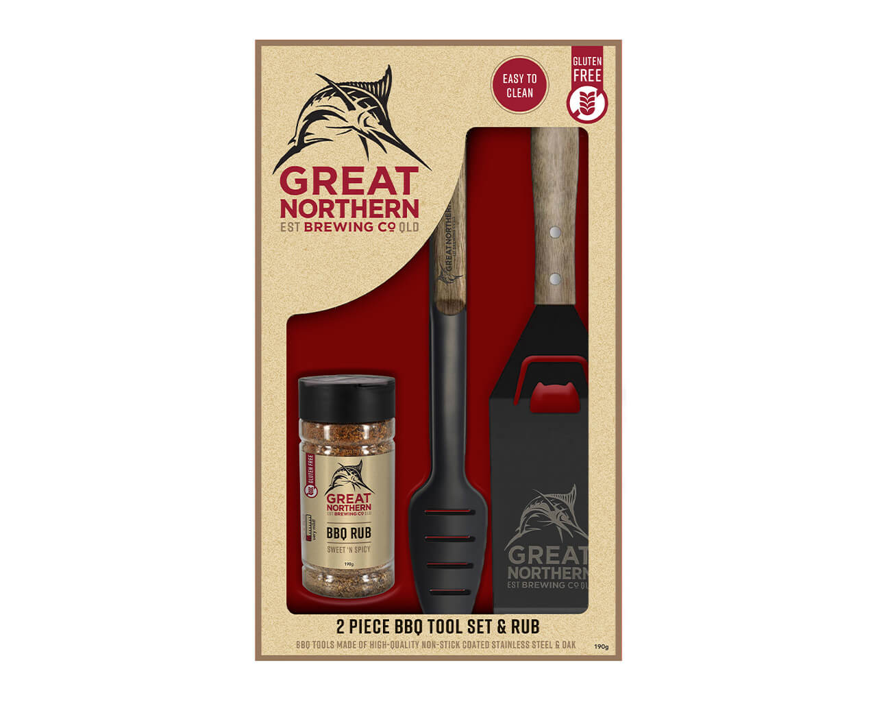 Great Northern BBQ Rub & 2 Piece Tool Set, , hi-res image number null