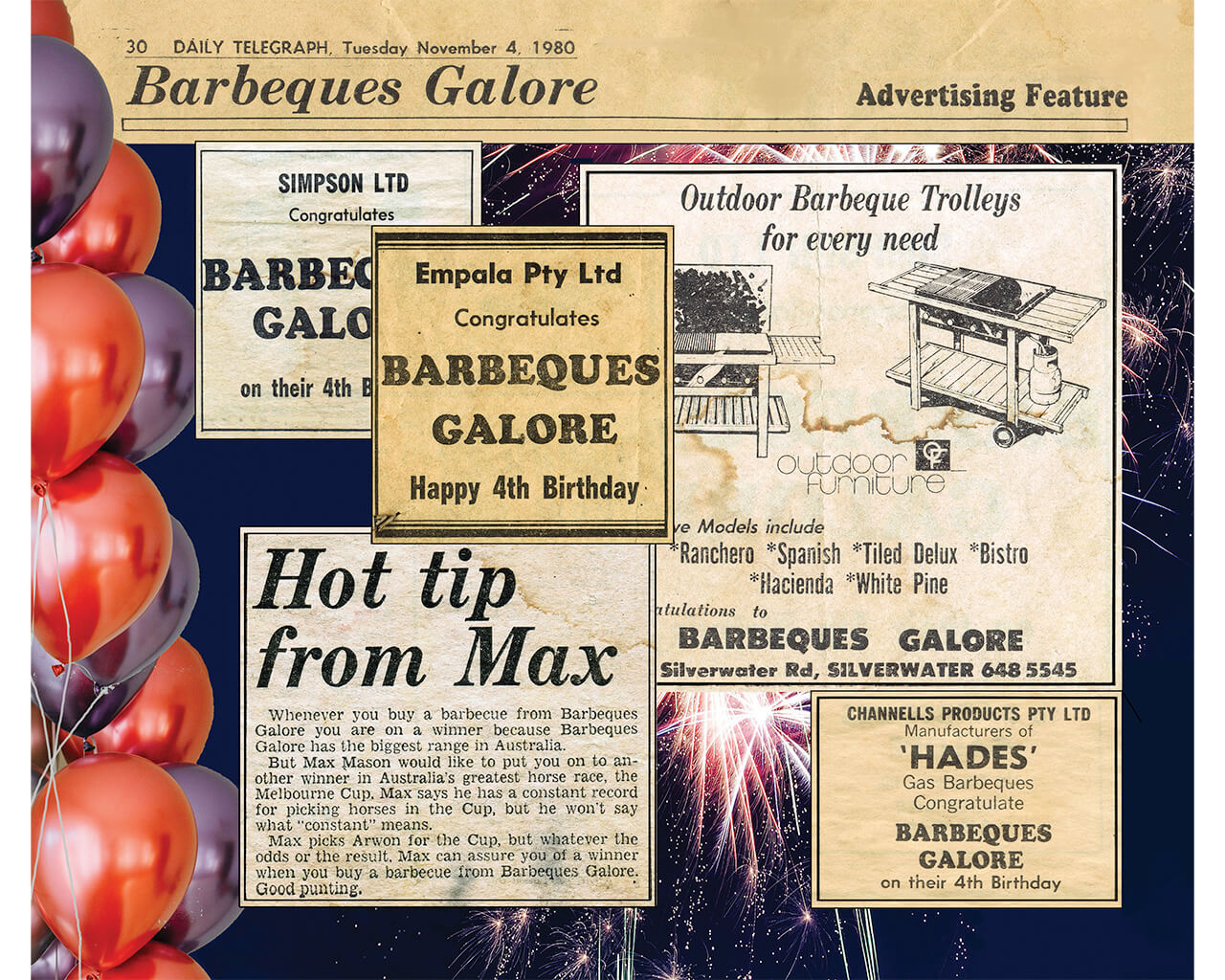 MAX GALORE: The Story of Max Mason – The Man Who Started Barbeques Galore, , hi-res image number null