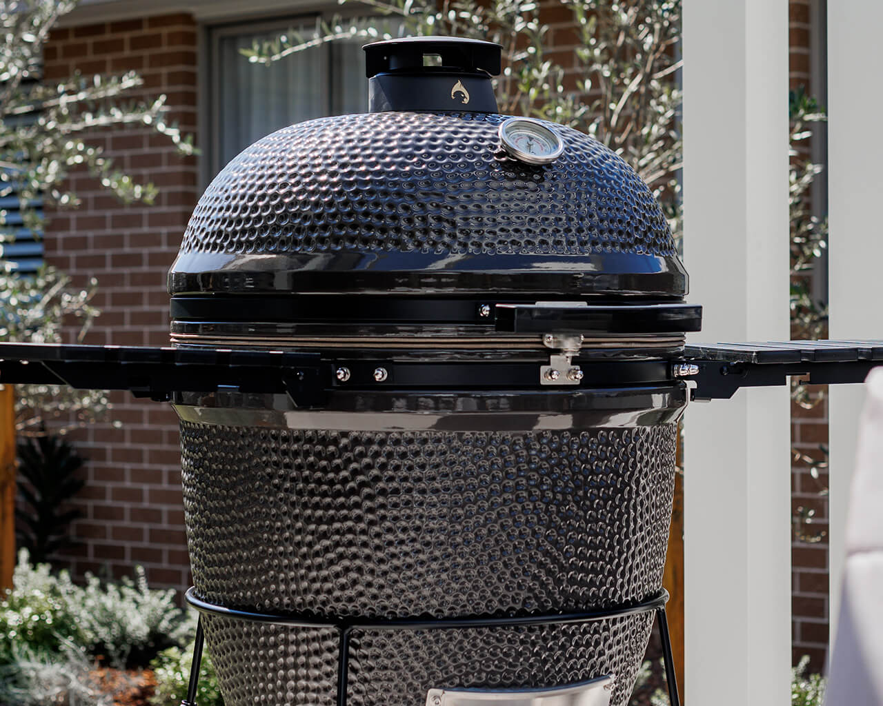 Firehawk Stringybark Kamado Ceramic Charcoal BBQ 68cm (27") - Grey, , hi-res image number null