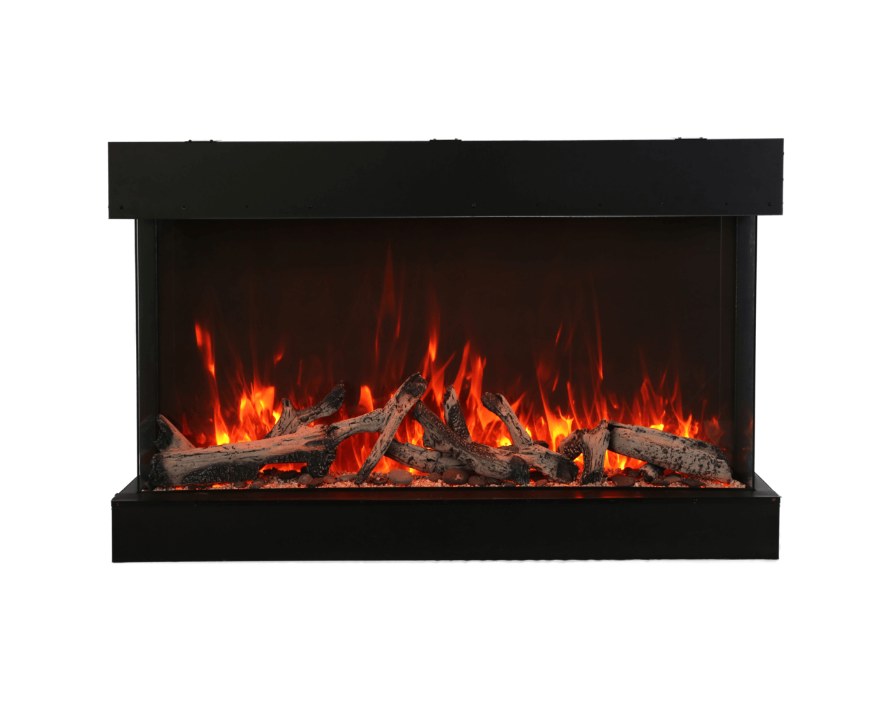 Amantii Smart 60" unit - 14 1/4" in depth 3 sided glass fireplace, , hi-res image number null