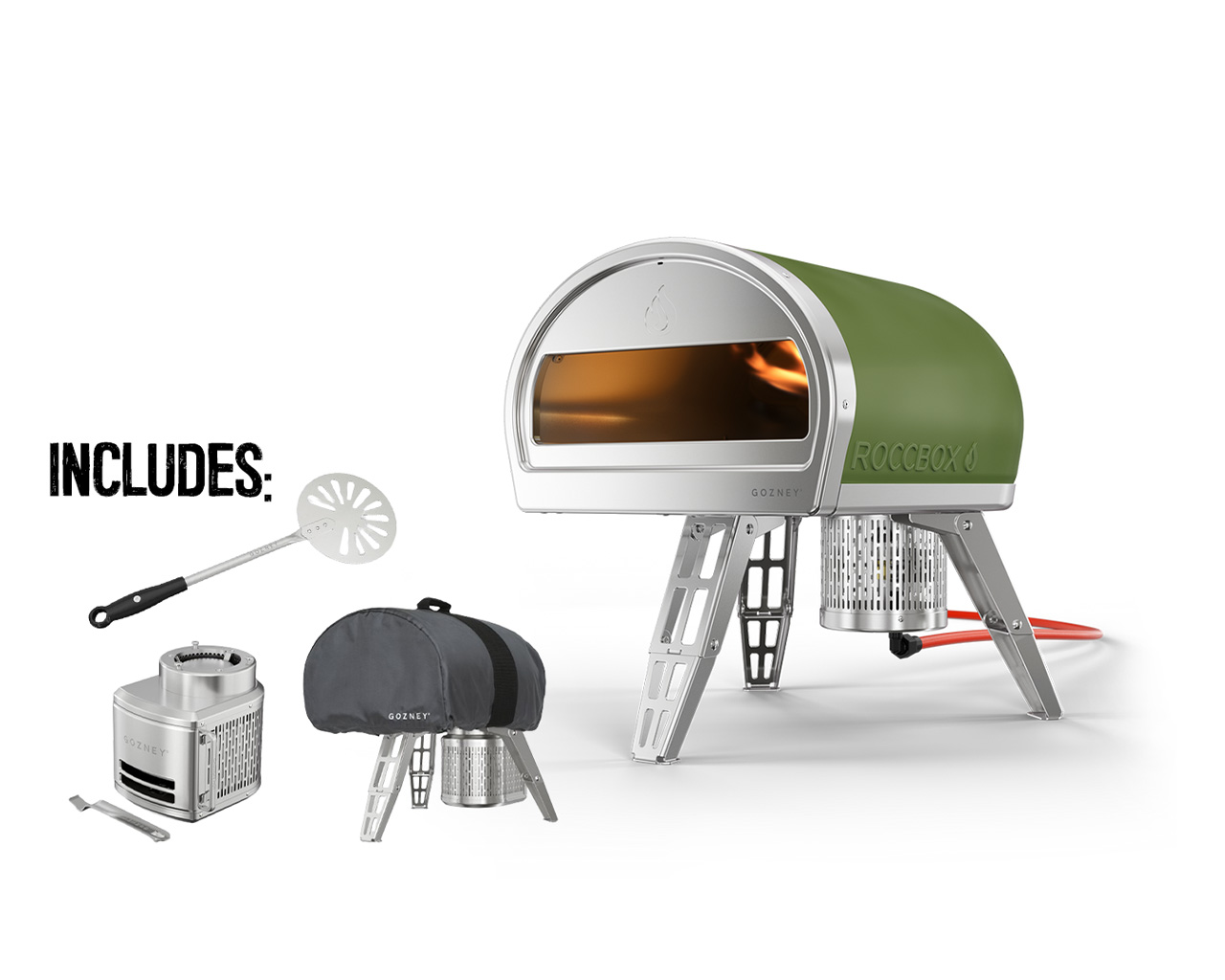 Gozney Roccbox Oven & Accessory Bundle - Olive, , hi-res image number null