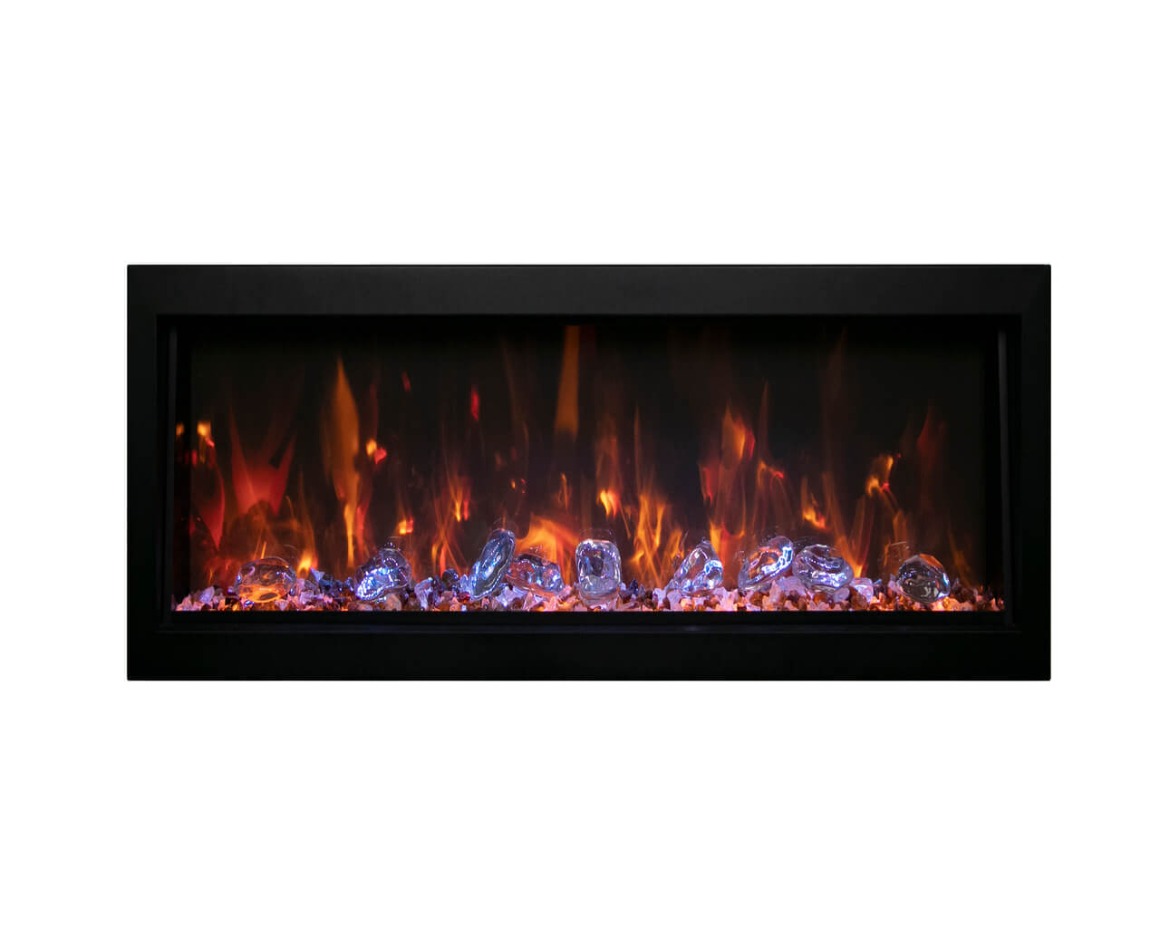 Amantii Smart 40" Electric Deep Built-in only comes with optional black steel surround, , hi-res image number null