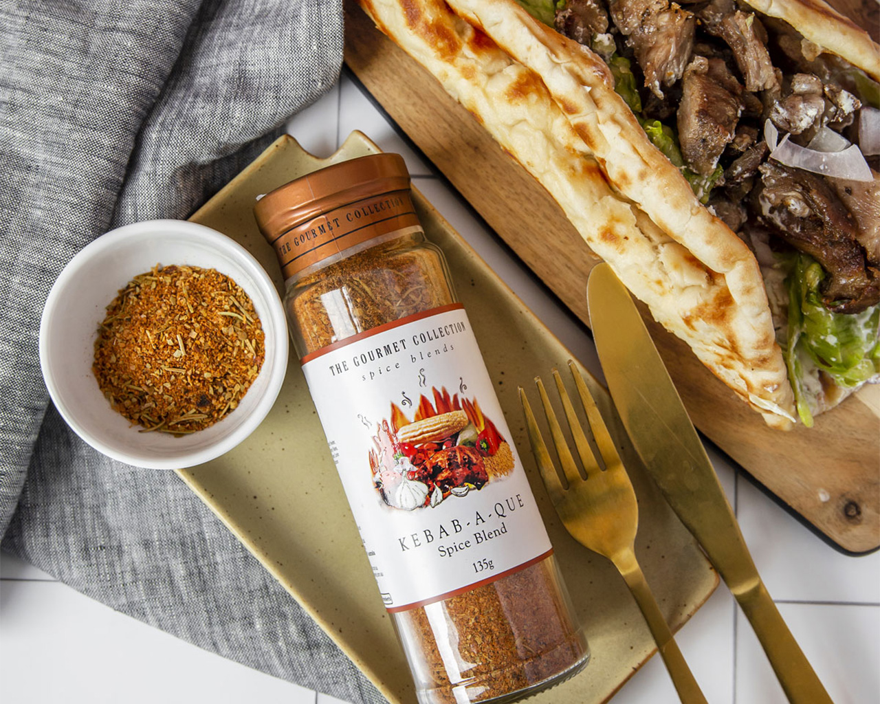 The Gourmet Collection Kebab-A-Que Spice Blend, , hi-res image number null