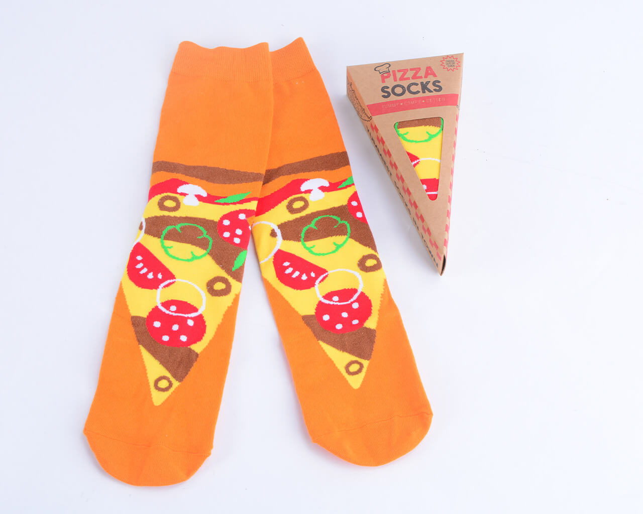 Novelty Pizza Socks Box - 1 Pair, , hi-res image number null