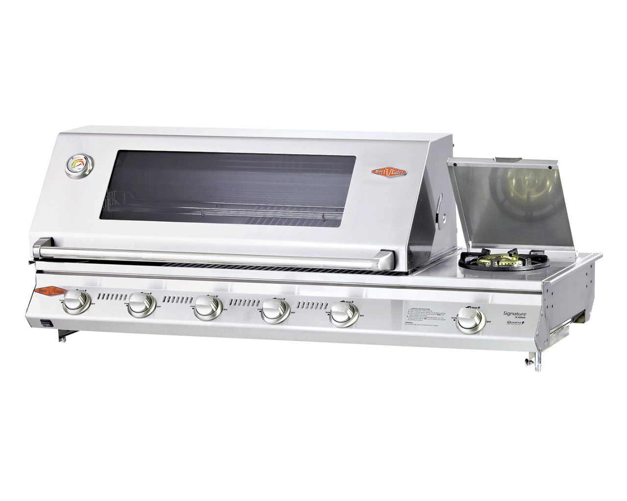 BeefEater Signature SL4000 5 Burner Build In BBQ With Side Burner, , hi-res image number null