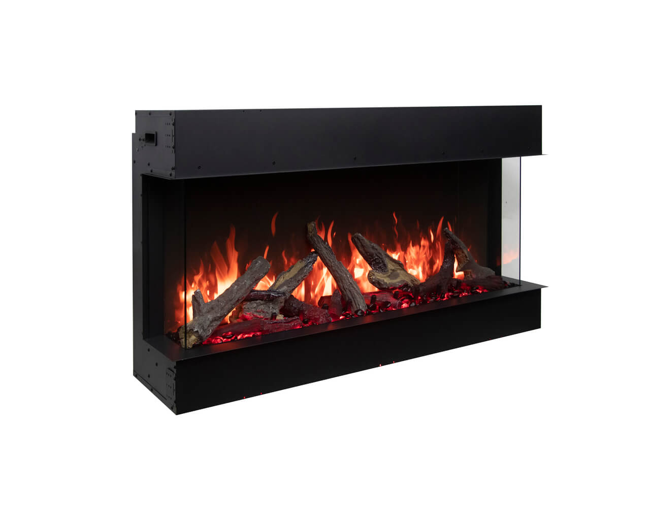 Amantii Smart 50" 3 sided glass electric fireplace Built-in only, , hi-res image number null