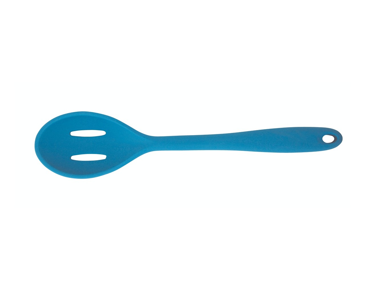 Avanti Silicone Slotted Spoon - 28cm - Blue, , hi-res image number null