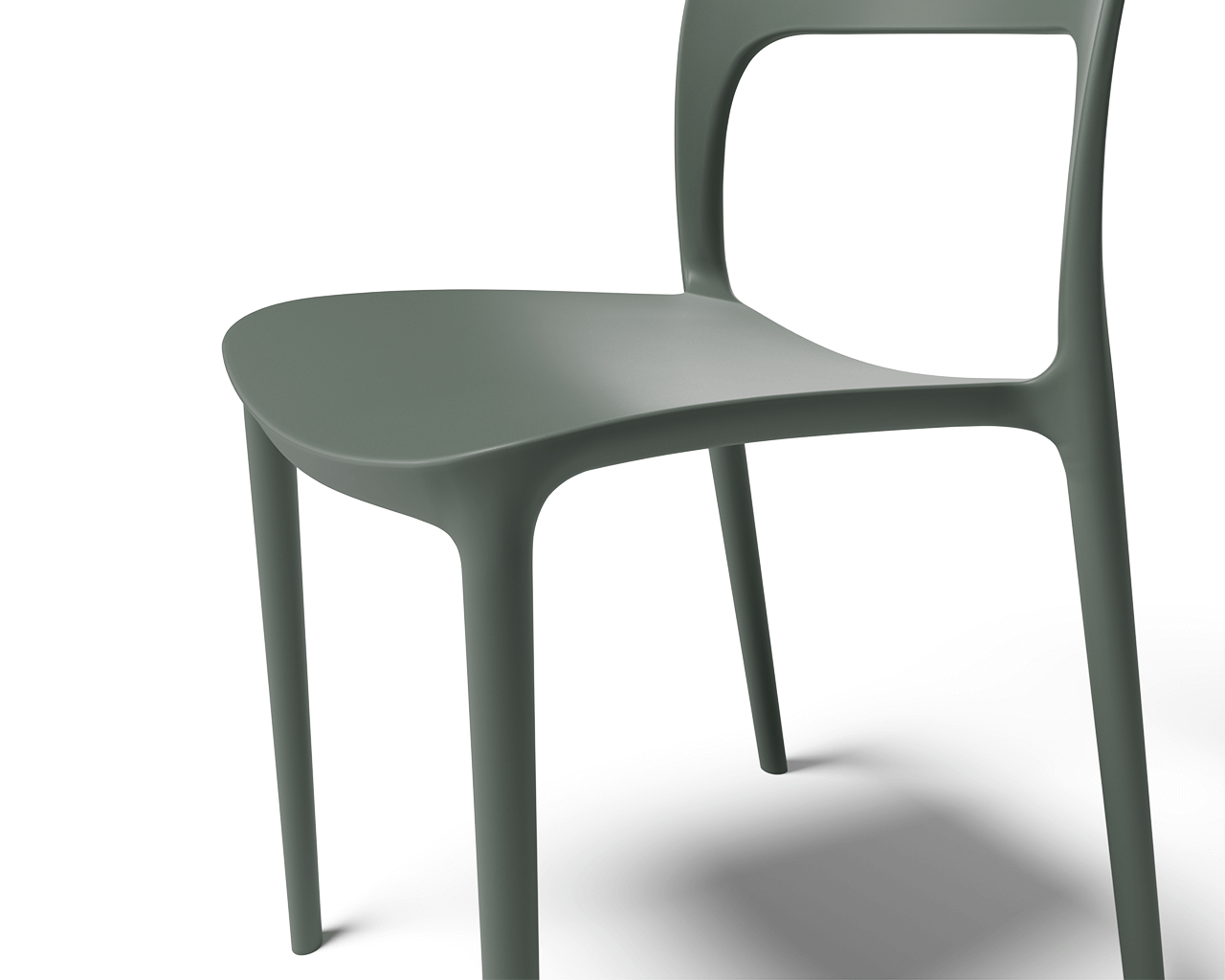 Riley Dining Chair - Olive, Olive, hi-res image number null