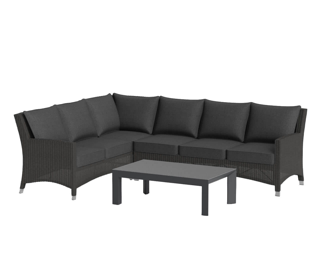 Avalon 3 Piece Corner Lounge Setting, , hi-res image number null