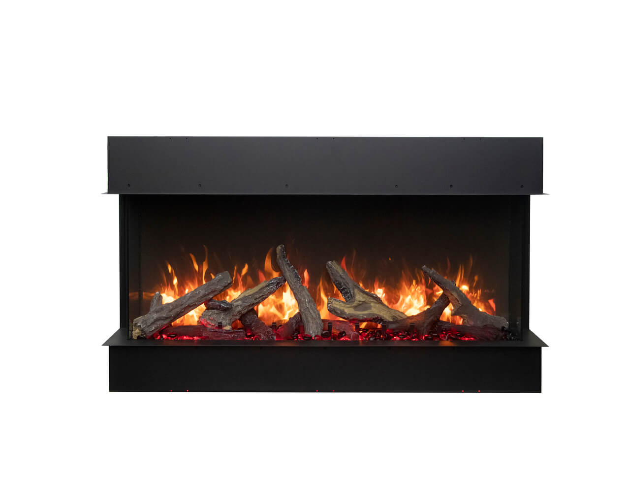 Amantii Smart 40" 3 sided glass electric fireplace Built-in only, , hi-res image number null