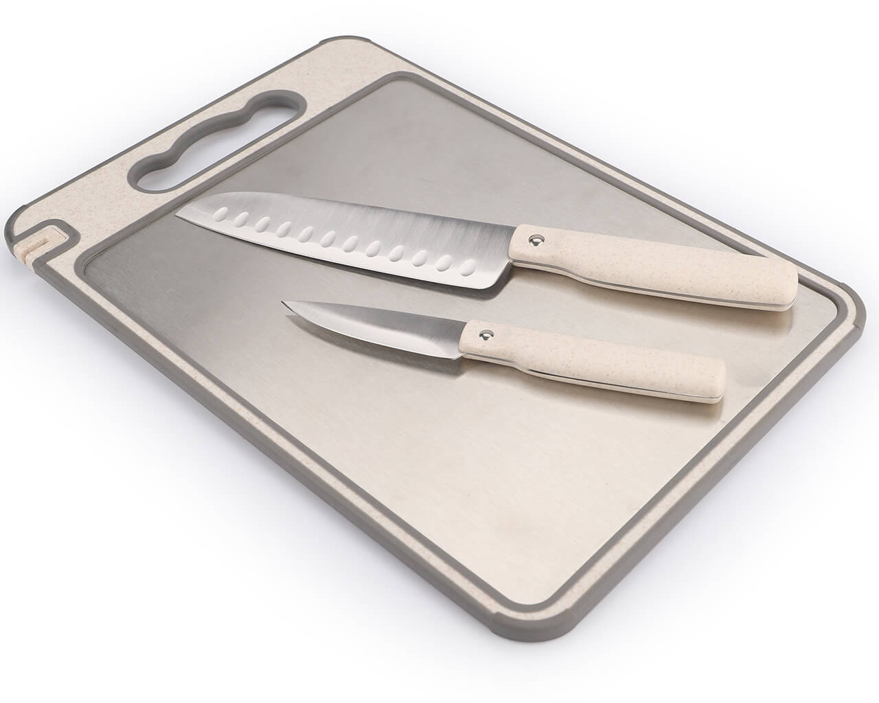 Pro Smoke 3pc Defrosting Board and Knife Set, , hi-res image number null